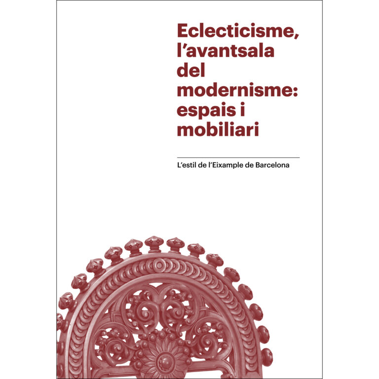 Publicació Eclecticisme l’avantsala del modernisme: espais i mobiliari