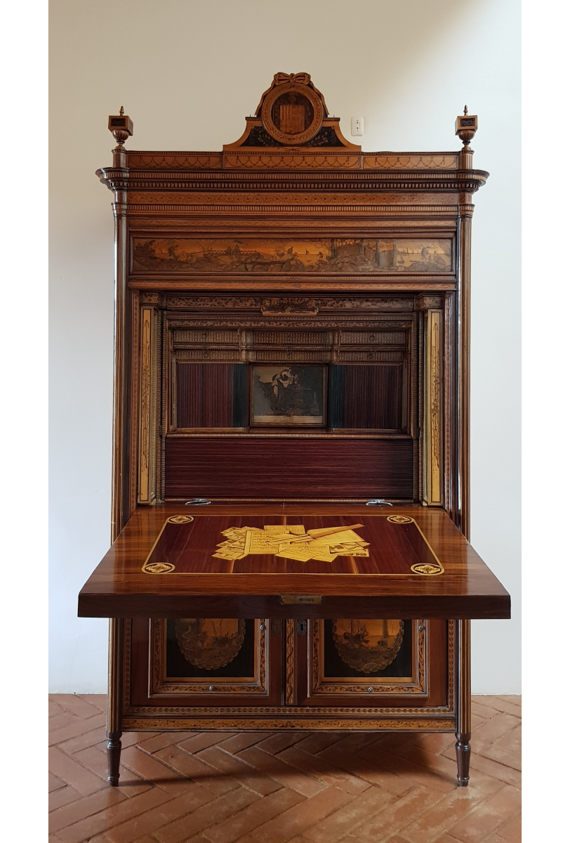 El secreter de Josep Francesc de Caramany en la radio